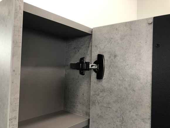 Зеркало со шкафом Comforty Эдинбург 75 00004149063 Бетон светлый Зеркало со шкафом Comforty Эдинбург 75 00004149063 Бетон светлый