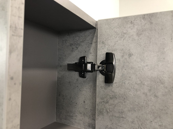 Зеркало со шкафом Comforty Эдинбург 75 00004149063 Бетон светлый Зеркало со шкафом Comforty Эдинбург 75 00004149063 Бетон светлый