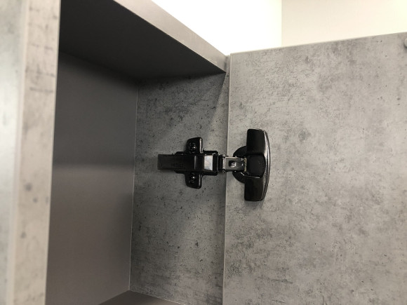 Зеркало со шкафом Comforty Эдинбург 75 00004149063 Бетон светлый Зеркало со шкафом Comforty Эдинбург 75 00004149063 Бетон светлый