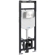 Инсталляция WasserKRAFT Alme 15TLT.010.ME.BN01 для унитаза с клавишей смыва Никель