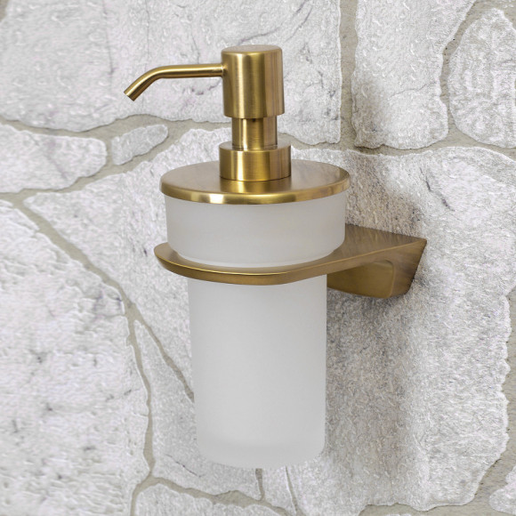 Дозатор для жидкого мыла WasserKRAFT Aisch K-5999 Золото матовое