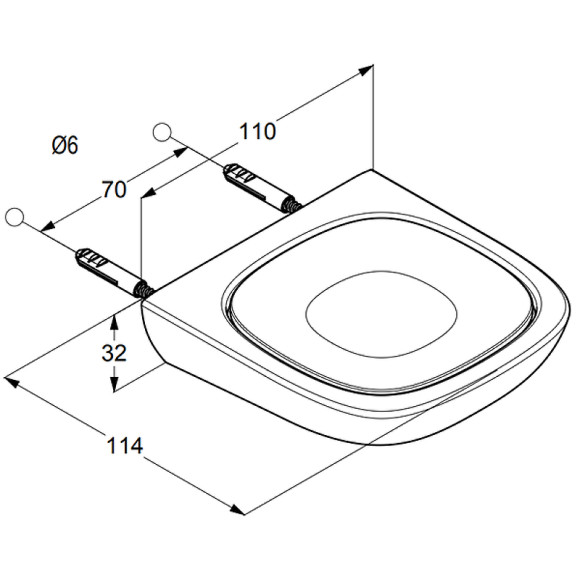 Мыльница Kludi Ambienta 5398505 Хром Белая Мыльница Kludi Ambienta 5398505 Хром Белая