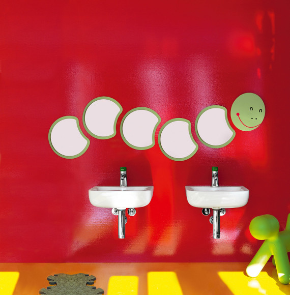 Декоративный элемент для зеркала Laufen Florakids 4.6161.1.003.472.1 Зеленый Декоративный элемент для зеркала Laufen Florakids 4.6161.1.003.472.1 Зеленый