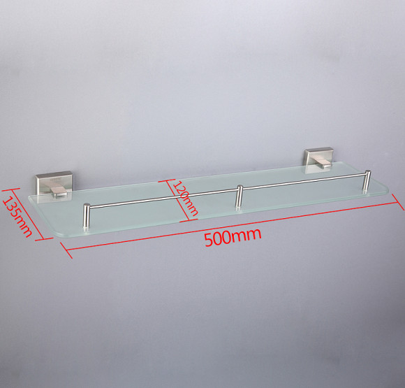 Стеклянная полка Gappo G17 G1707 Сатин