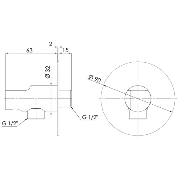 Шланговое подключение Remer 337XBO Белое матовое Шланговое подключение Remer 337XBO Белое матовое