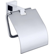 Держатель туалетной бумаги Kaiser KH-2300 с крышкой Хром