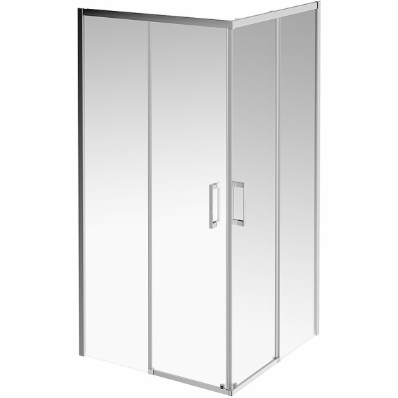 Душевой уголок Kerama Marazzi Vetro 100x100 VE.100.SSD.CR профиль Хром стекло прозрачное