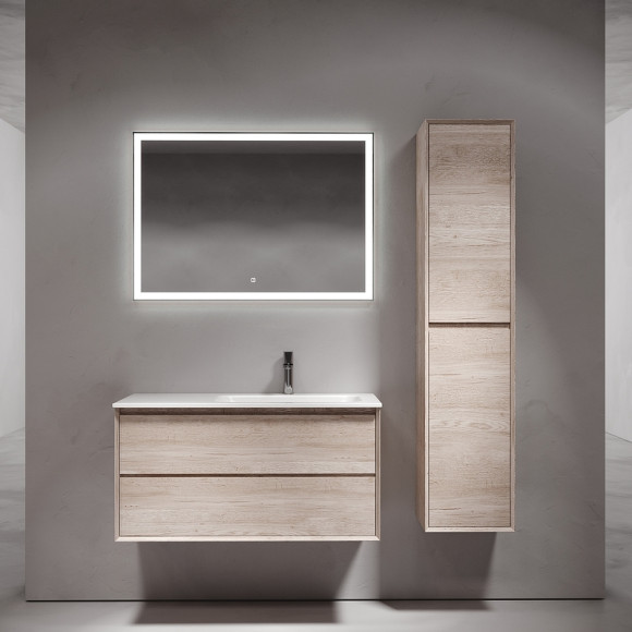 Тумба под раковину Sancos Marmi 2.0 100 R MR2.0100REG подвесная Дуб галифакс натуральный Тумба под раковину Sancos Marmi 2.0 100 R MR2.0100REG подвесная Дуб галифакс натуральный