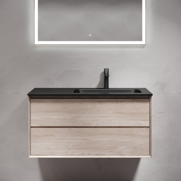 Тумба под раковину Sancos Marmi 2.0 100 R MR2.0100REG подвесная Дуб галифакс натуральный Тумба под раковину Sancos Marmi 2.0 100 R MR2.0100REG подвесная Дуб галифакс натуральный