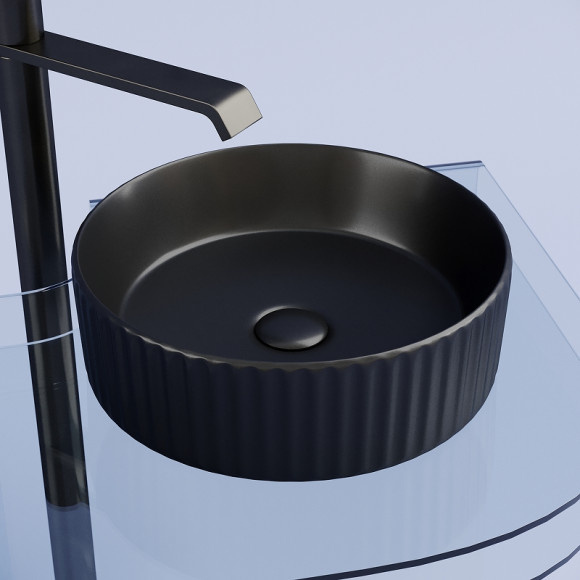 Раковина-чаша Ceramicanova Element 36 CN6057MB Черная матовая Раковина-чаша Ceramicanova Element 36 CN6057MB Черная матовая