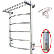 Электрический полотенцесушитель Тругор ПЭК 5 П СП 80x50 с полкой Хром