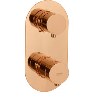 Смеситель для душа Remer Minimal Thermo NT93KBRL с термостатом Медь глянцевая