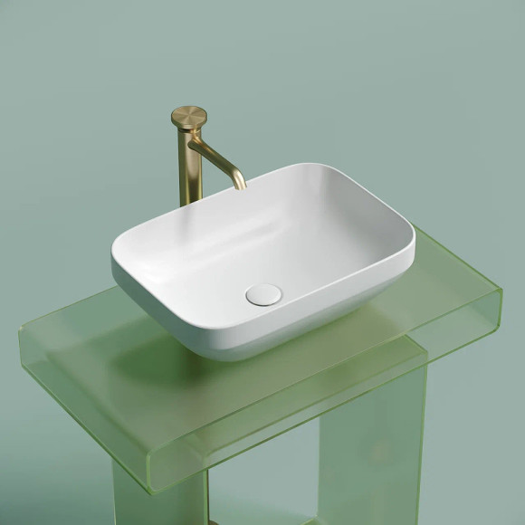 Раковина-чаша Ceramicanova Element 50 CN6055MW Белая матовая Раковина-чаша Ceramicanova Element 50 CN6055MW Белая матовая