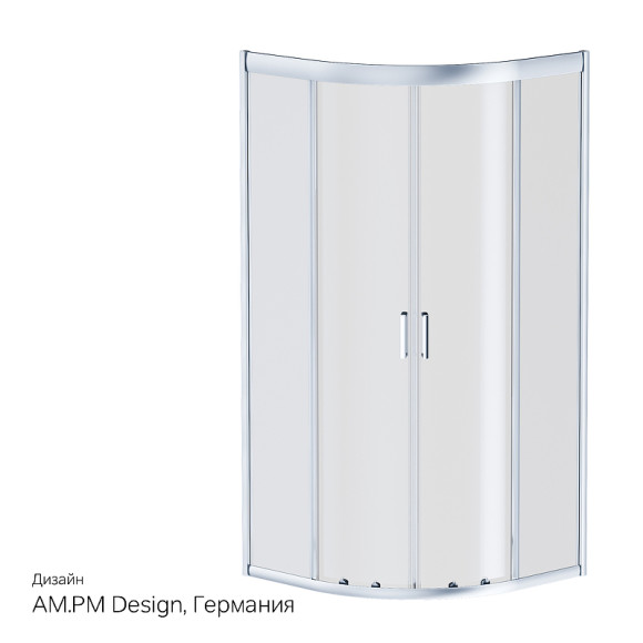 Душевой уголок AM.PM Gem W90G-401-090WT Профиль матовый хром, стекло прозрачное Душевой уголок AM.PM Gem W90G-401-090WT Профиль матовый хром, стекло прозрачное