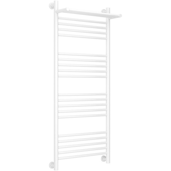 Водяной полотенцесушитель Сунержа Богема+ 1200x500 12-0223-1250 с полкой Белый