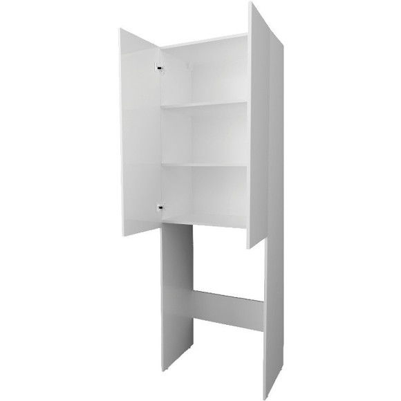 Шкаф пенал 1MarKa Wall 67 У79528 над стиральной машиной Белый глянцевый Шкаф пенал 1MarKa Wall 67 У79528 над стиральной машиной Белый глянцевый