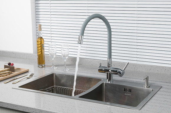 Смеситель для кухни Gappo G4398-30 Хром Серый Смеситель для кухни Gappo G4398-30 Хром Серый