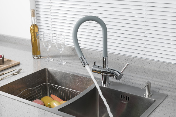 Смеситель для кухни Gappo G4398-30 Хром Серый Смеситель для кухни Gappo G4398-30 Хром Серый