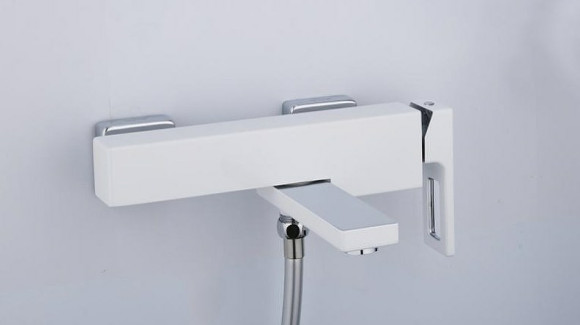 Смеситель для ванны Gappo G17-8 G3217-8 Белый Хром Смеситель для ванны Gappo G17-8 G3217-8 Белый Хром