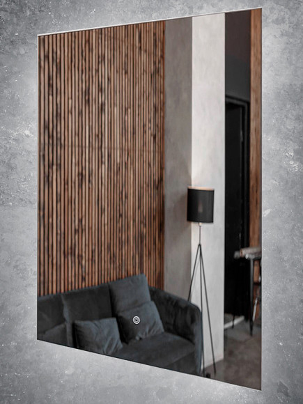 Зеркало Orange Quadrо 60 OQ-60ZE с подсветкой с сенсорным выключателем Зеркало Orange Quadrо 60 OQ-60ZE с подсветкой с сенсорным выключателем