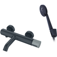 Смеситель для ванны Bronze de Luxe Focus 24603BG Черный матовый