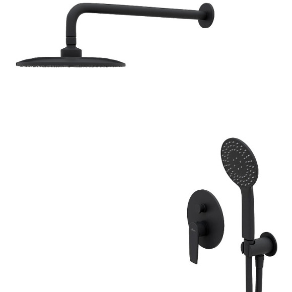 Душевая система Cezares Nautic NAUTIC-DSIP-NOP Черная матовая Душевая система Cezares Nautic NAUTIC-DSIP-NOP Черная матовая