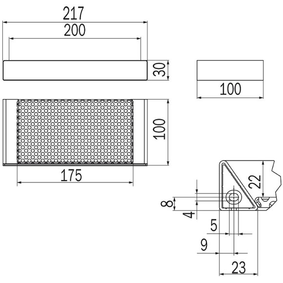 Полка корзина Inda Indissima A88510NE Черная матовая Полка корзина Inda Indissima A88510NE Черная матовая