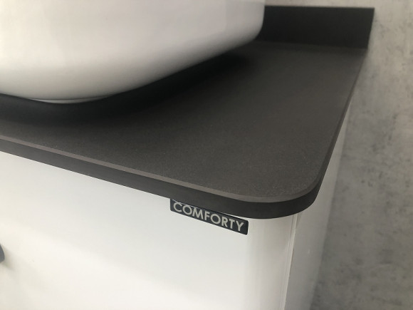 Тумба с раковиной Comforty Амстердам 75 00-00004668 подвесная Белая глянцевая Тумба с раковиной Comforty Амстердам 75 00-00004668 подвесная Белая глянцевая