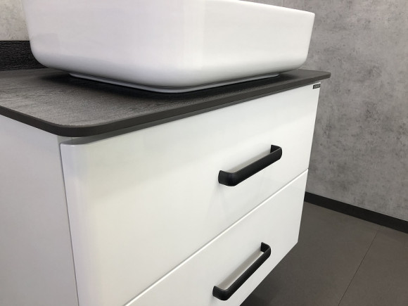 Тумба с раковиной Comforty Амстердам 75 00-00004668 подвесная Белая глянцевая Тумба с раковиной Comforty Амстердам 75 00-00004668 подвесная Белая глянцевая