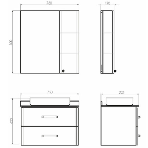 Тумба с раковиной Comforty Амстердам 75 00-00004668 подвесная Белая глянцевая Тумба с раковиной Comforty Амстердам 75 00-00004668 подвесная Белая глянцевая