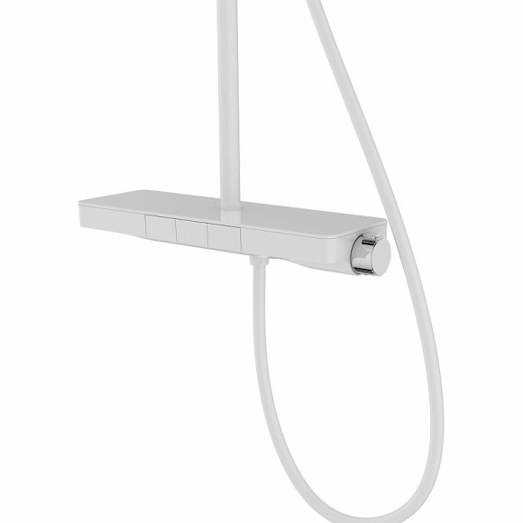 Душевая система Vincea Inspire VSFS-3I12TW с термостатом Белая