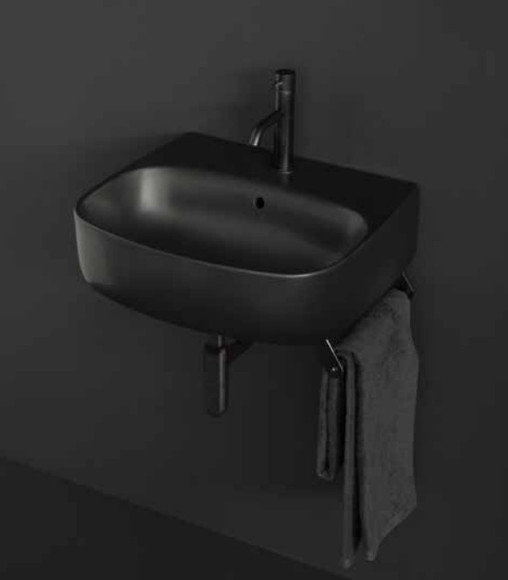 Раковина Kerasan Nolita 60 534131*1 Черная матовая