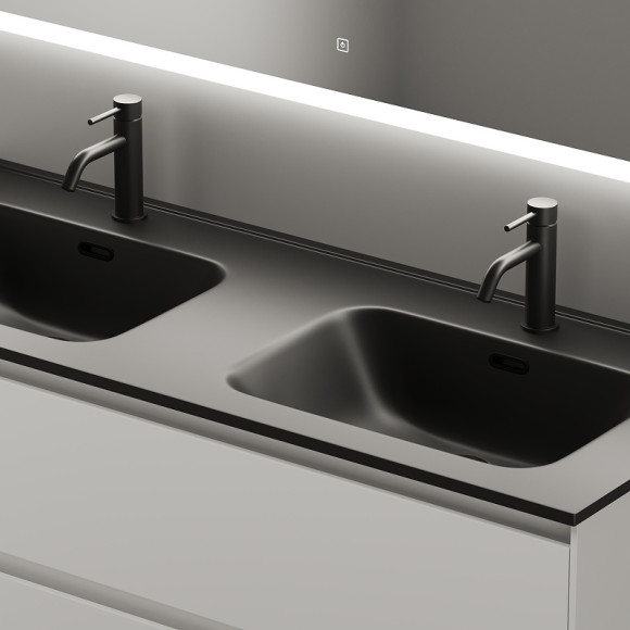 Тумба под раковину Sancos Cento 120 CN120-2W подвесная Белый глянец Тумба под раковину Sancos Cento 120 CN120-2W подвесная Белый глянец