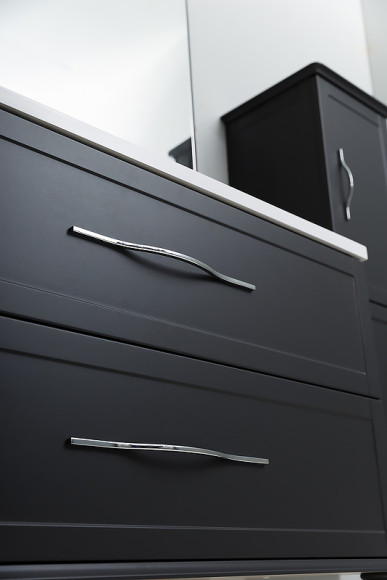 Тумба под раковину Cezares Tiffany 100 54952 подвесная Nero grafite