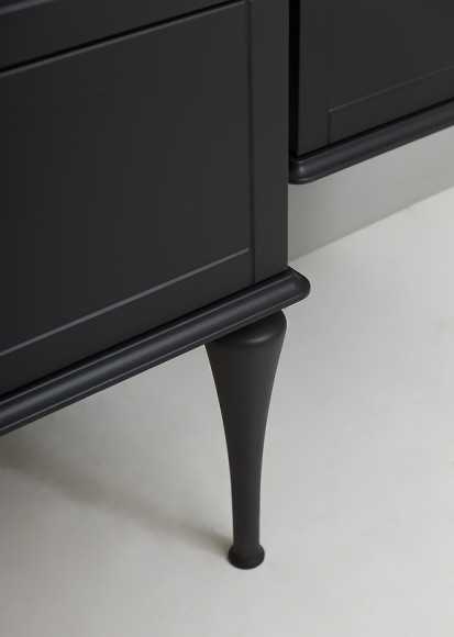 Тумба под раковину Cezares Tiffany 100 54952 подвесная Nero grafite