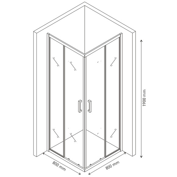Душевой уголок Berges Solo S 80х80 061103 профиль Хром сильвер стекло прозрачное Душевой уголок Berges Solo S 80х80 061103 профиль Хром сильвер стекло прозрачное