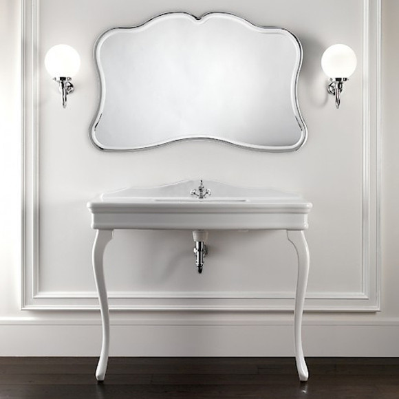 Консоль с раковиной Devon&Devon Colette 109 DECOLETTEBI1FGBI Белая Консоль с раковиной Devon&Devon Colette 109 DECOLETTEBI1FGBI Белая