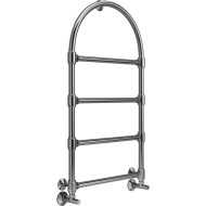 Водяной полотенцесушитель Terminus Версаль П4 500x930 4620768885044 Хром, нижнее подключение, G 1/2" ВР, с комплектом вентилей