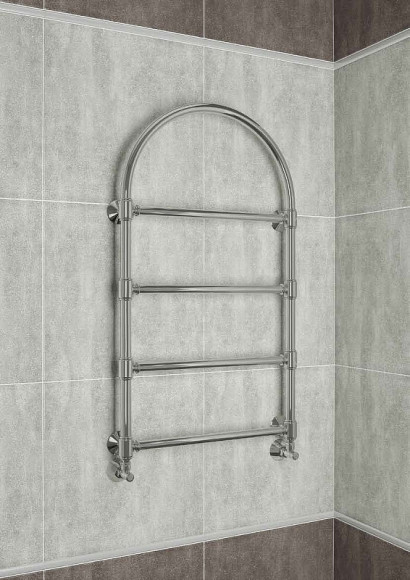 Водяной полотенцесушитель Terminus Версаль П4 500x930 4620768885044 Хром, нижнее подключение, G 1/2" ВР, с комплектом вентилей Водяной полотенцесушитель Terminus Версаль П4 500x930 4620768885044 Хром, нижнее подключение, G 1/2" ВР, с комплектом вентилей