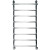 Водяной полотенцесушитель Ника Quadro Л90/ВП 120x60 с полкой Хром