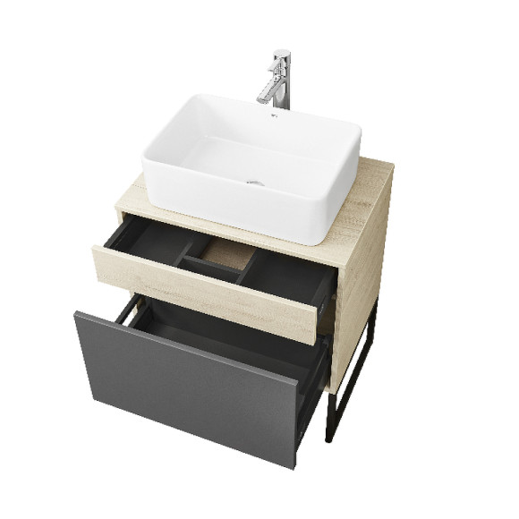 Тумба под раковину Aquaton Лофт Урбан 65 1A254001LQX60 подвесная Cерый графит Дуб орегон Тумба под раковину Aquaton Лофт Урбан 65 1A254001LQX60 подвесная Cерый графит Дуб орегон