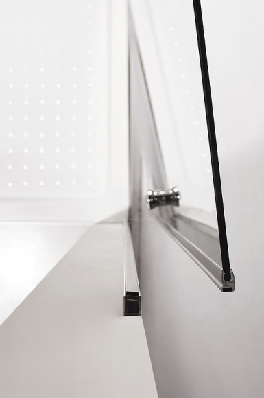 Душевой уголок Cezares Eco 120x90 ECO-O-RH-2-120/90-C-Cr профиль Хром стекло прозрачное