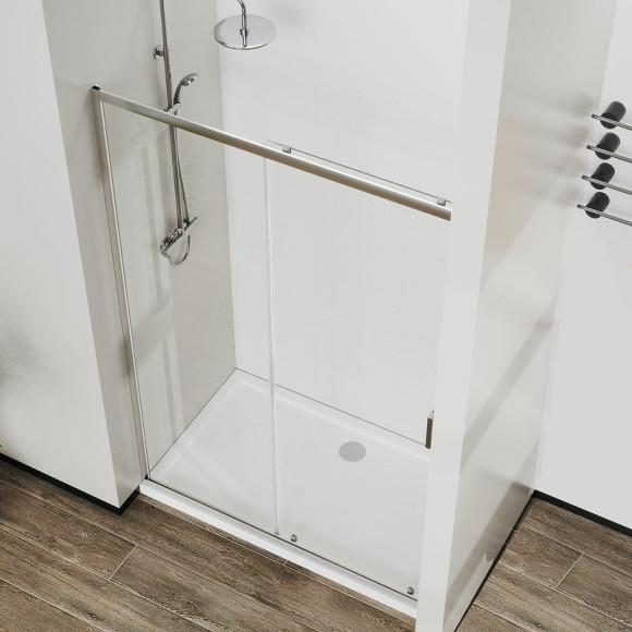 Душевая дверь Vincea City 140 VDS-5CT140CL профиль Хром стекло прозрачное