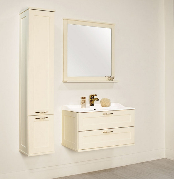 Шкаф пенал Aquaton Леон 31 1A186503LBPR0 подвесной Дуб бежевый