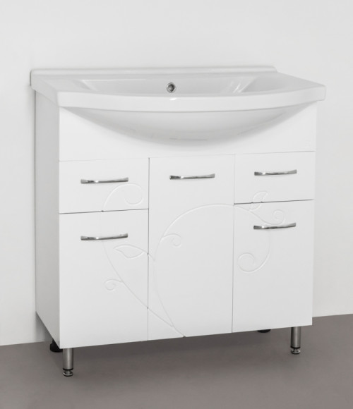 Тумба под раковину Style Line Эко Фьюжн 26 Эльбрус 80 Белый глянец Тумба под раковину Style Line Эко Фьюжн 26 Эльбрус 80 Белый глянец