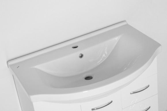 Тумба под раковину Style Line Эко Фьюжн 26 Эльбрус 80 Белый глянец Тумба под раковину Style Line Эко Фьюжн 26 Эльбрус 80 Белый глянец