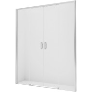 Душевая дверь New Trendy Prime Chrome 130 D-0356A профиль Хром стекло прозрачное Душевая дверь New Trendy Prime Chrome 130 D-0356A профиль Хром стекло прозрачное