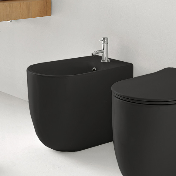 Биде Kerasan Nolita 532031*1 Черное матовое Биде Kerasan Nolita 532031*1 Черное матовое