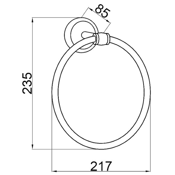 Кольцо для полотенец Boheme Vogue Nero 10185 Хром Кольцо для полотенец Boheme Vogue Nero 10185 Хром