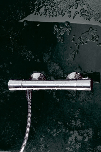 Смеситель для душа Kludi Zenta 351000538 с термостатом Хром Смеситель для душа Kludi Zenta 351000538 с термостатом Хром